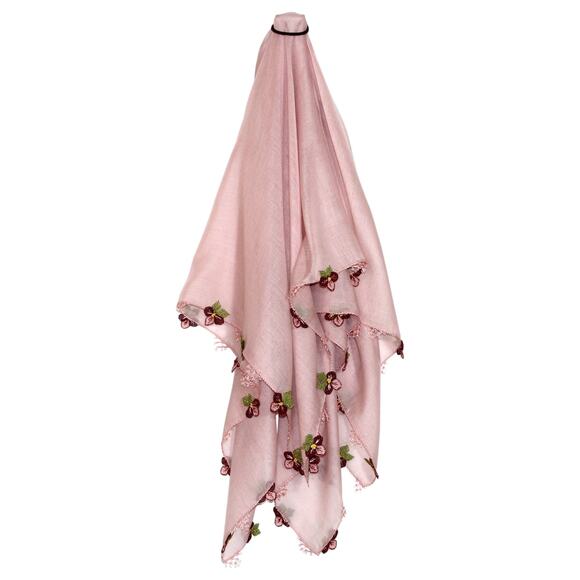 Tulbent Scarf Handmade Crochet Detailing NWOT - Picture 9 of 11